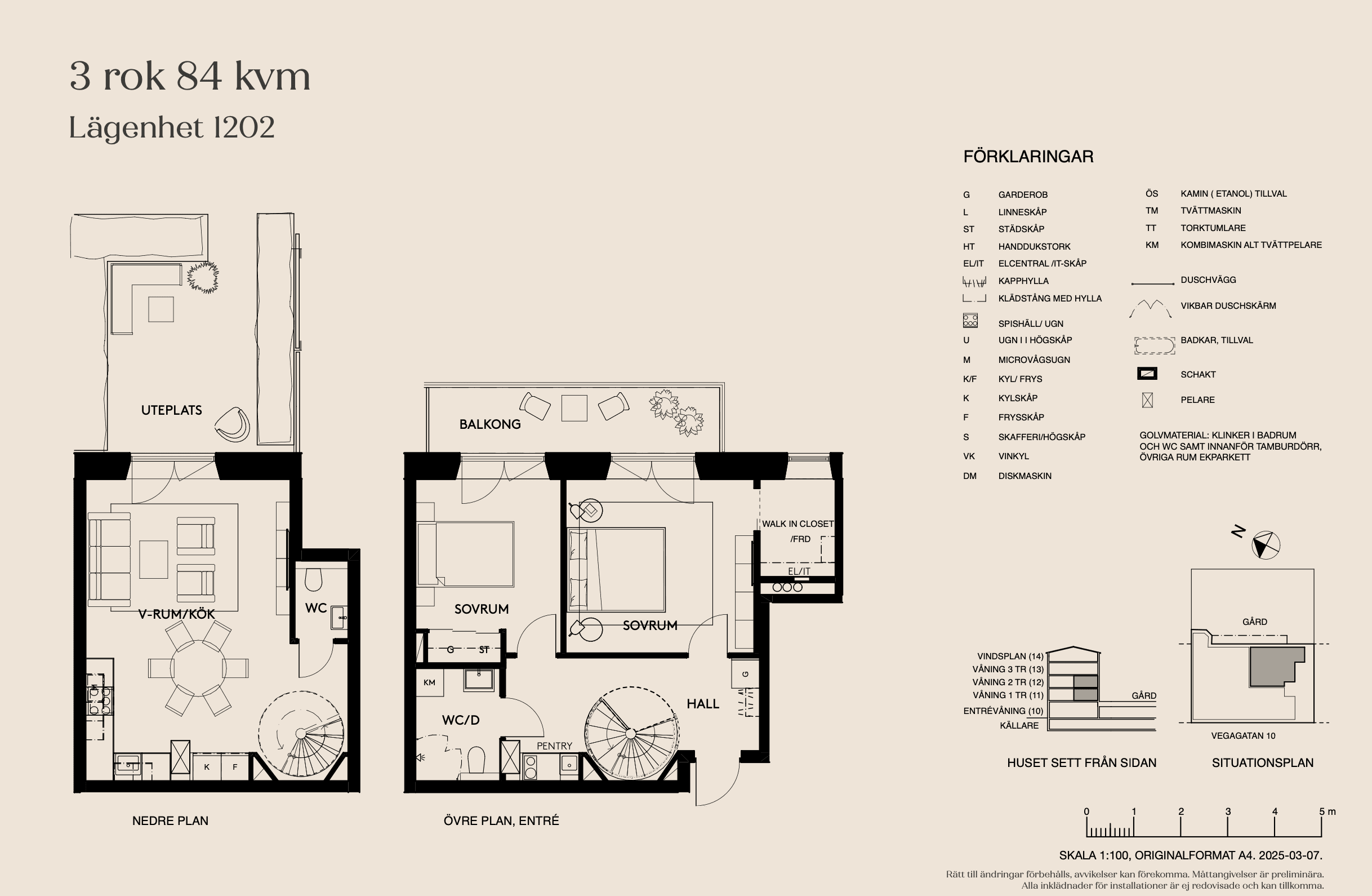 Planlösning lägenhet 1202
